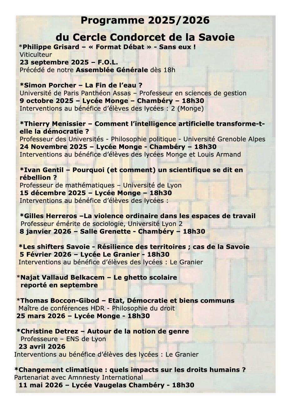 Programme 2025 2026 au 20 12 25