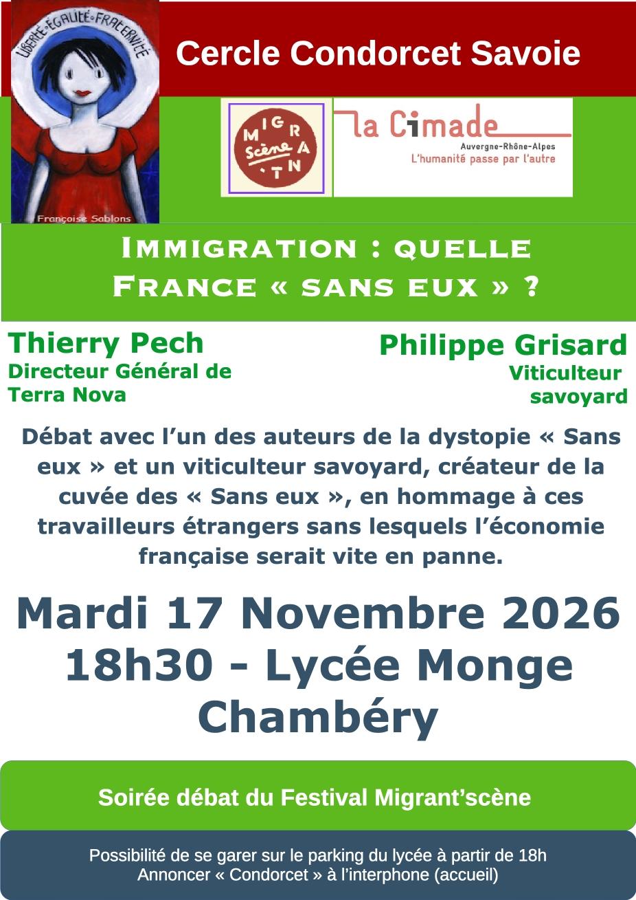 Sans eux flyer